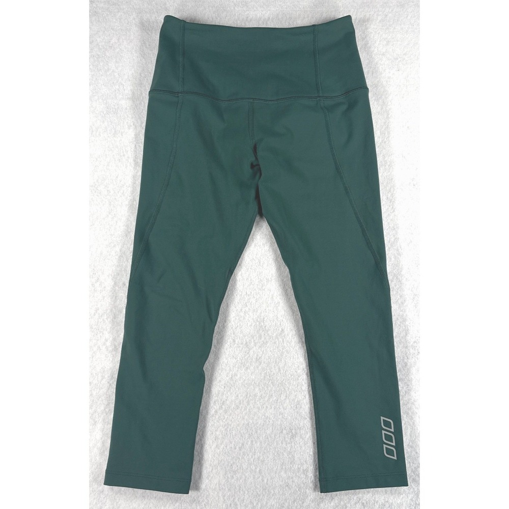 Lorna‎ Jane Womens XXS Teal High Rise Cropped Leggings
